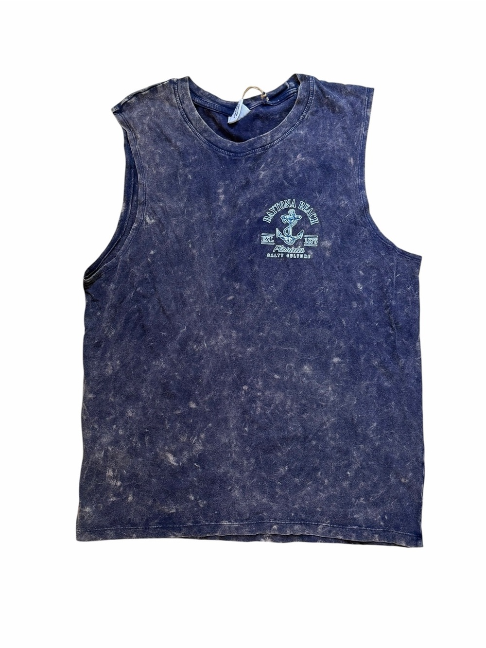 NWT M U.S. Vintage Men’s Daytona Beach Graphic Tank Top - Navy